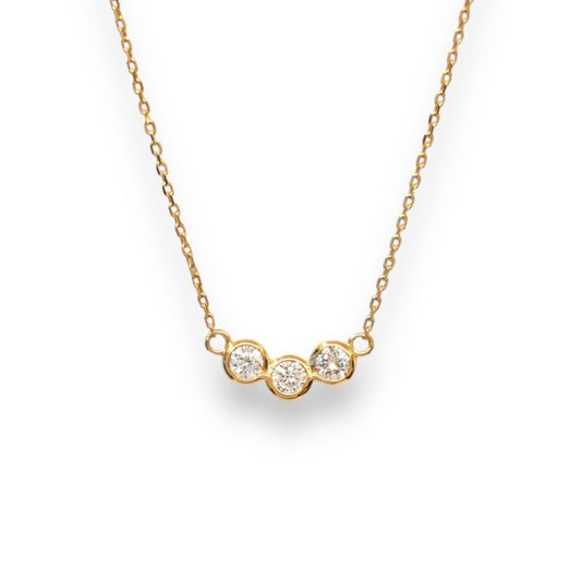 Sloane Necklace in Lab - Grown Diamond - 18k Gold - Lynor