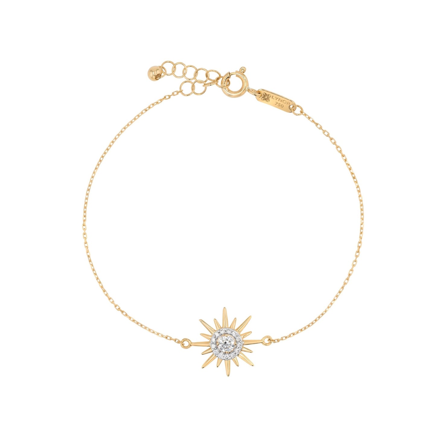Sola Bracelet in Diamond - 18k Gold - Lynor
