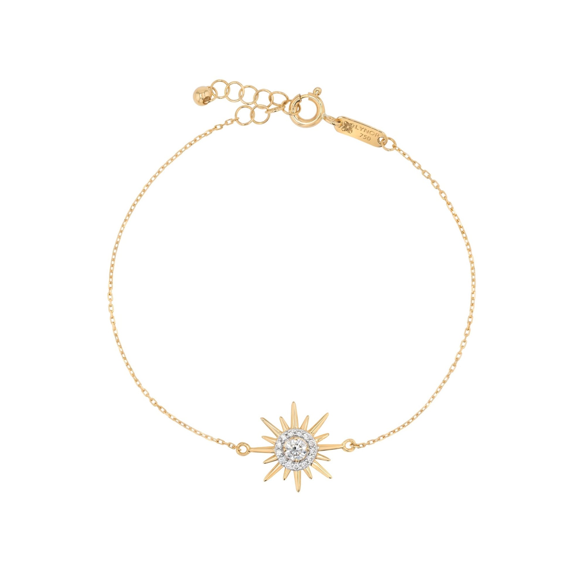 Sola Bracelet in Diamond - 18k Gold - Lynor