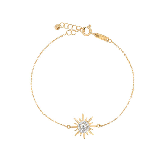 Sola Bracelet in Diamond - 18k Gold - Lynor