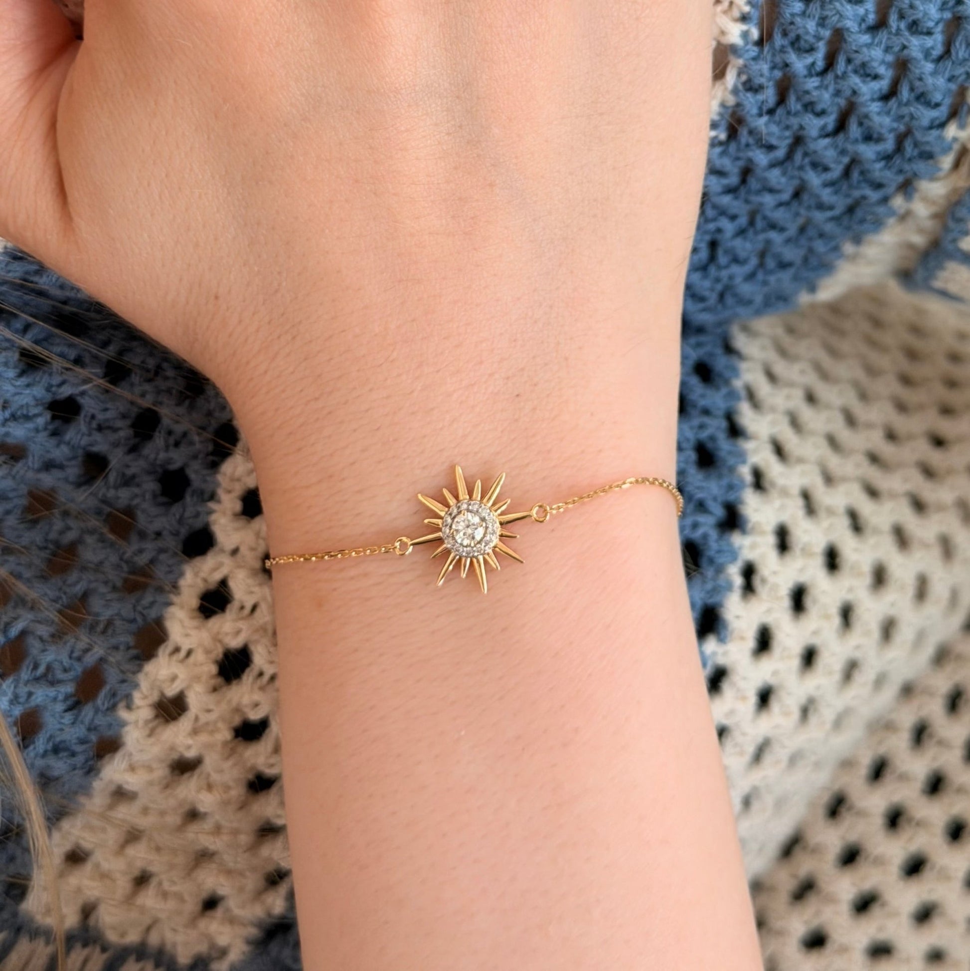 Sola Bracelet in Diamond - 18k Gold - Lynor