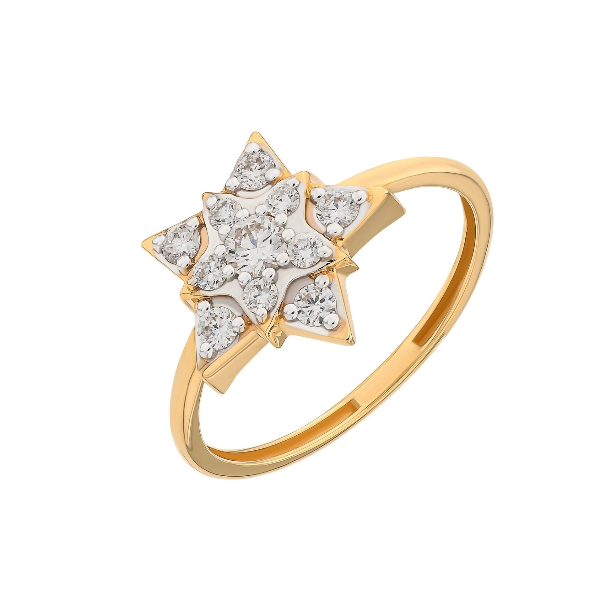 Stella Ring in Diamond - 18k Gold - Lynor