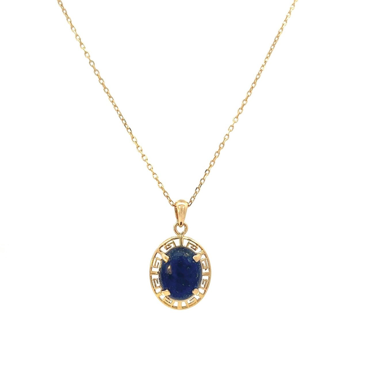 Alda Necklace in Lapis Lazuli - 18k Gold - Ly