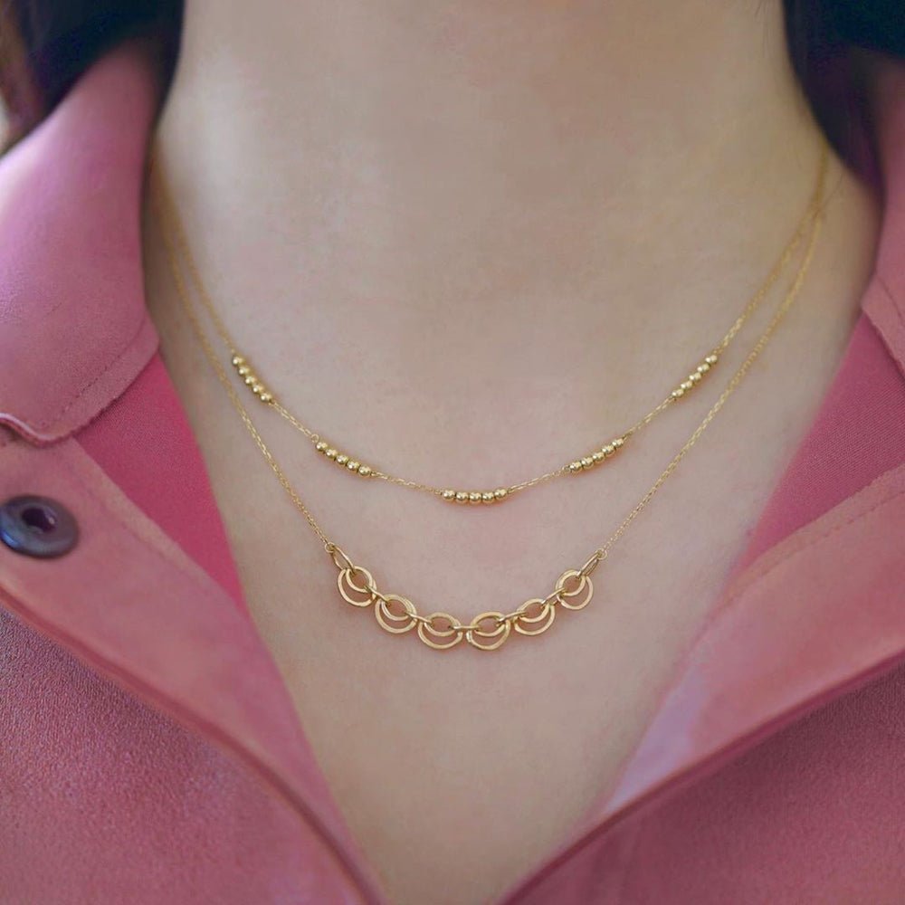 Arla Beaded Necklace - 18k Gold - Ly