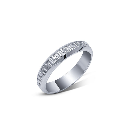 Arty Band Ring - Platinum, for him - 18k Gold - Lynor