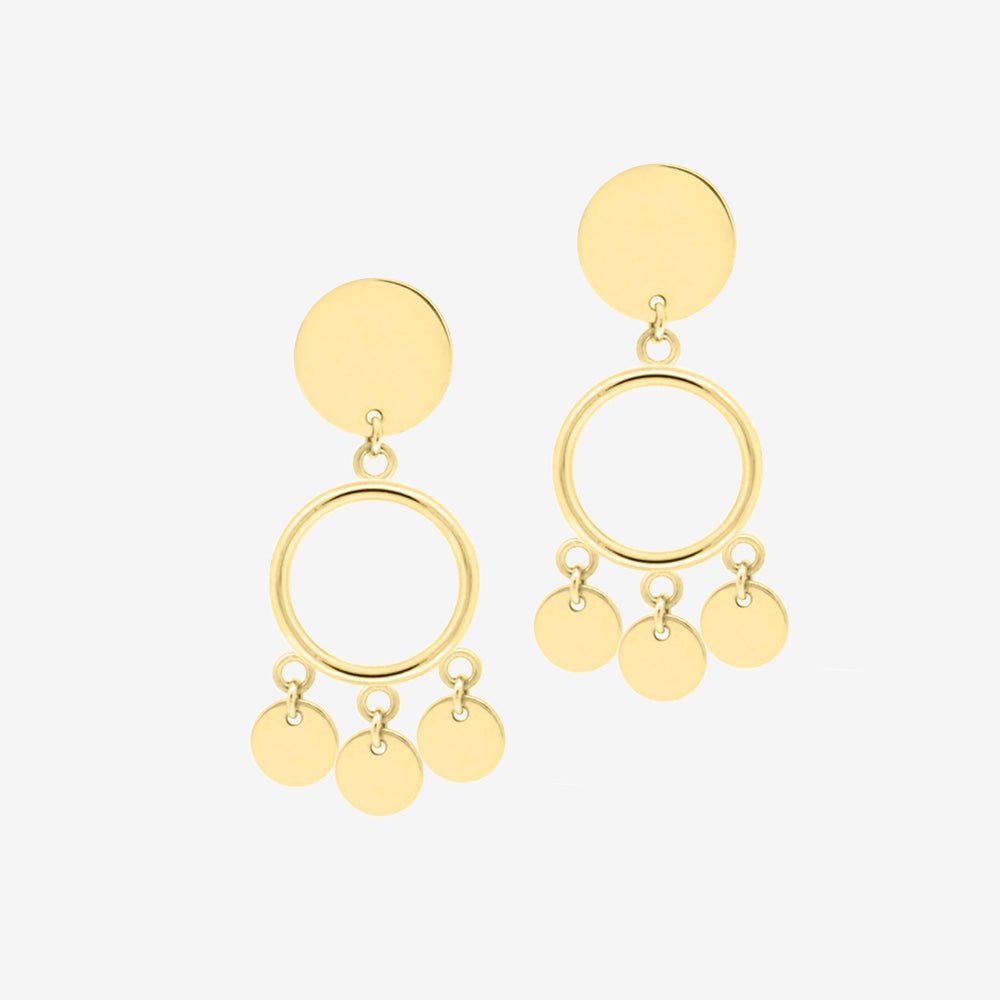 Azure Earrings - 18k Gold - Ly