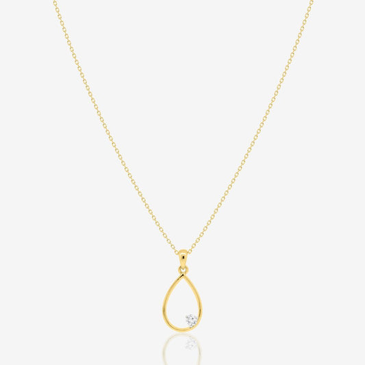 Biana Necklace in Diamond - 18k Gold - Ly