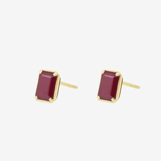 Candy Earrings in Ruby - 18k Gold - Ly