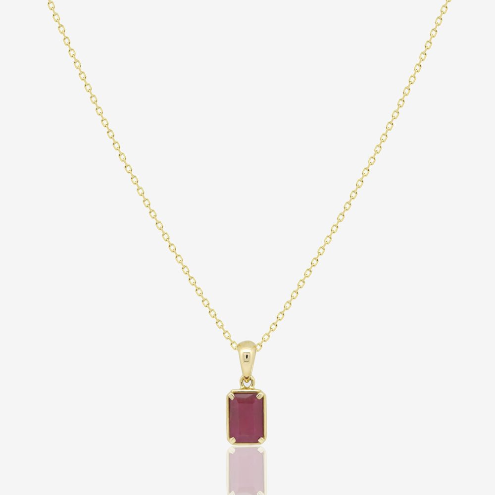 Candy Necklace in Ruby - 18k Gold - Ly