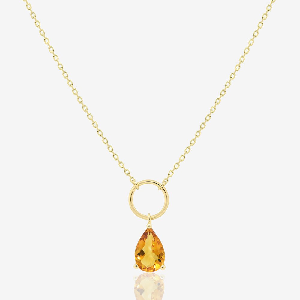 Citra Necklace in Citrine - 18k Gold - Ly