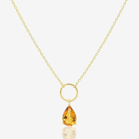 Citra Necklace in Citrine - 18k Gold - Ly