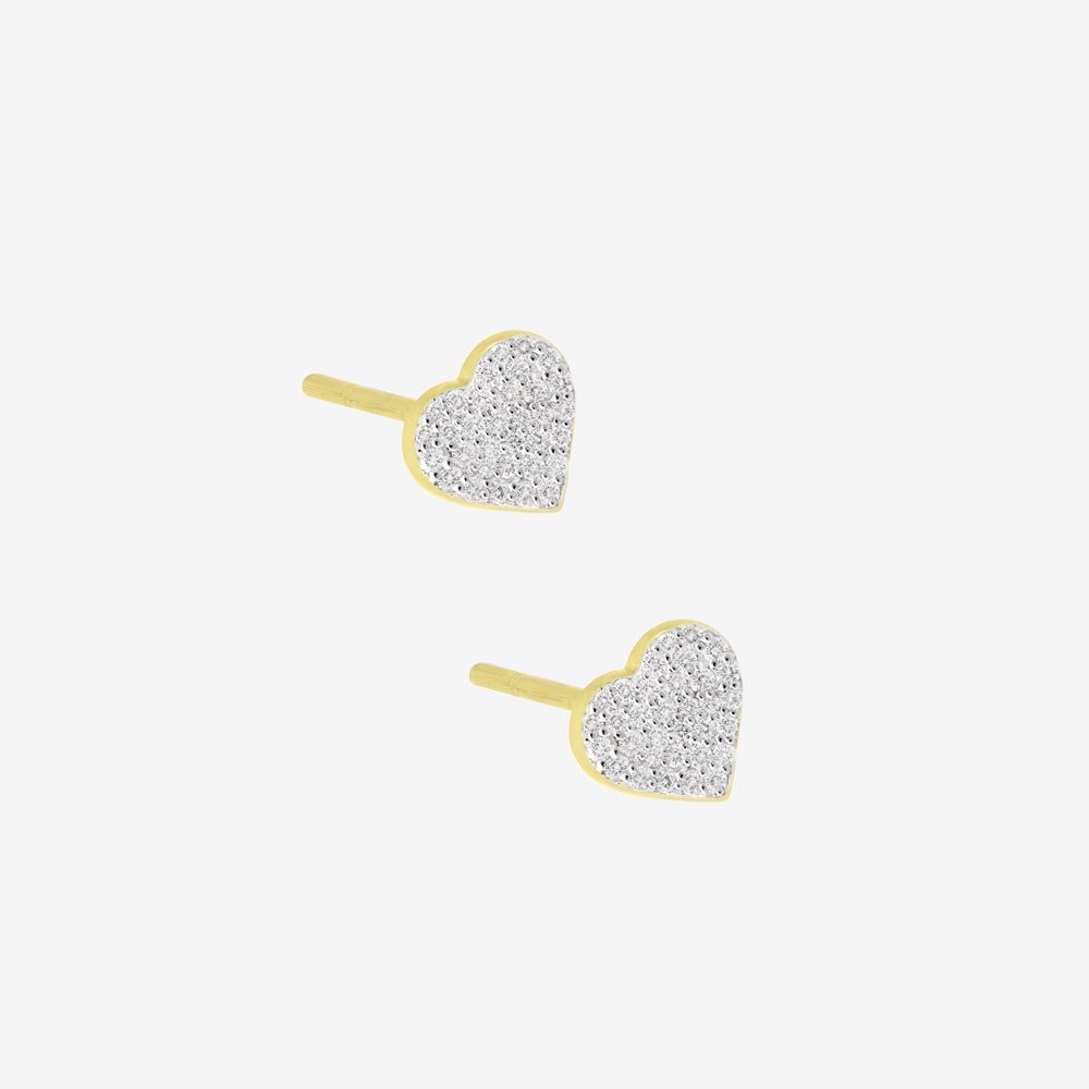 Cora Earrings in Diamond - 18k Gold - Ly