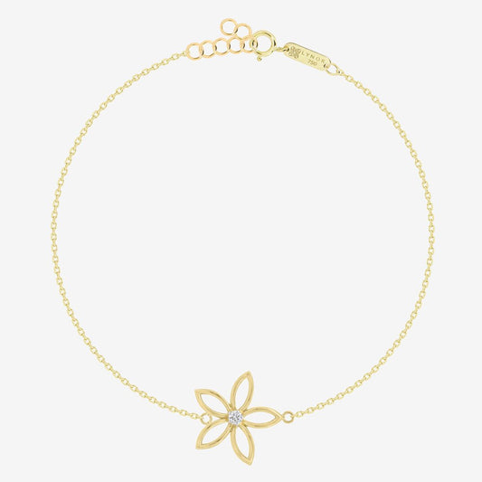 Daisy Bracelet in Diamond - 18k Gold - Ly