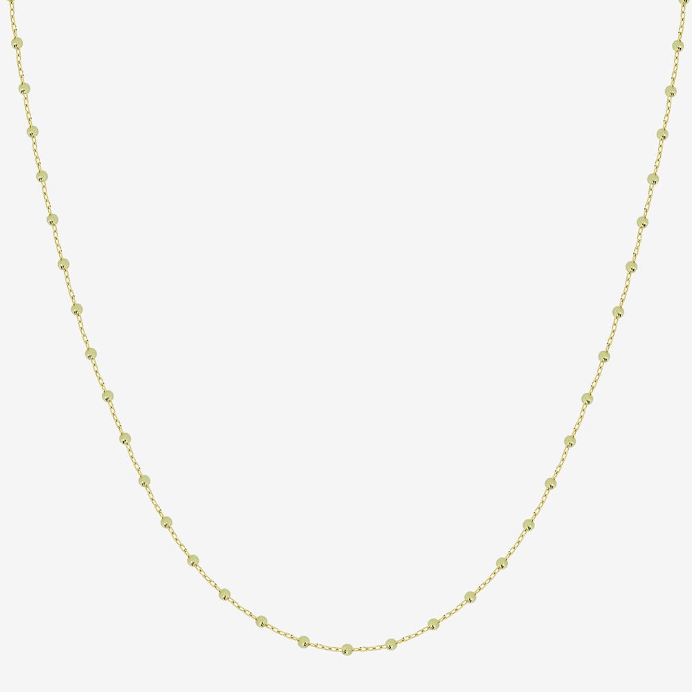 Doria Beaded Necklace - 18k Gold - Ly