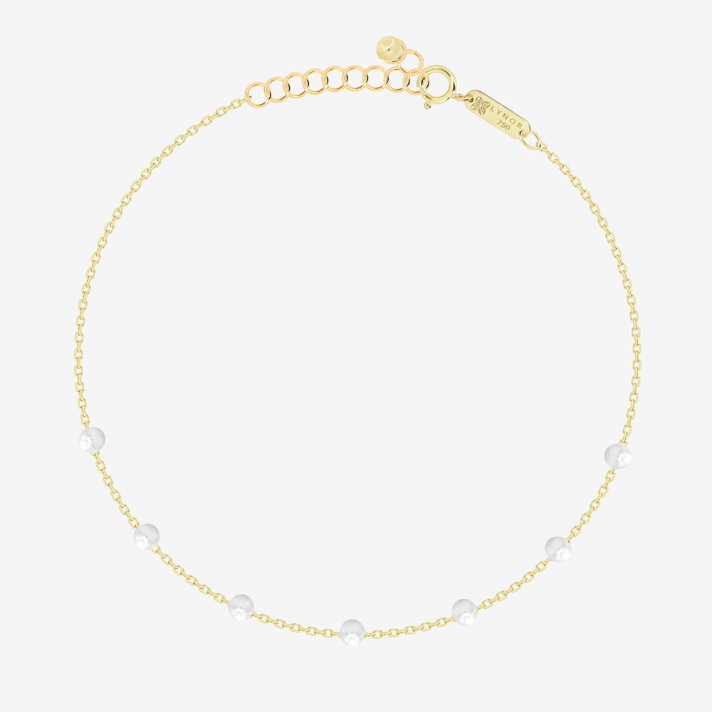 Dotted Pearl Bracelet - 18k Gold - Ly
