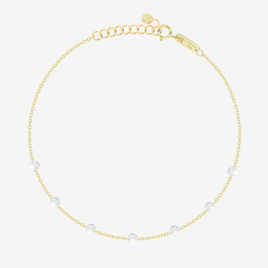 Dotted Pearl Bracelet - 18k Gold - Ly