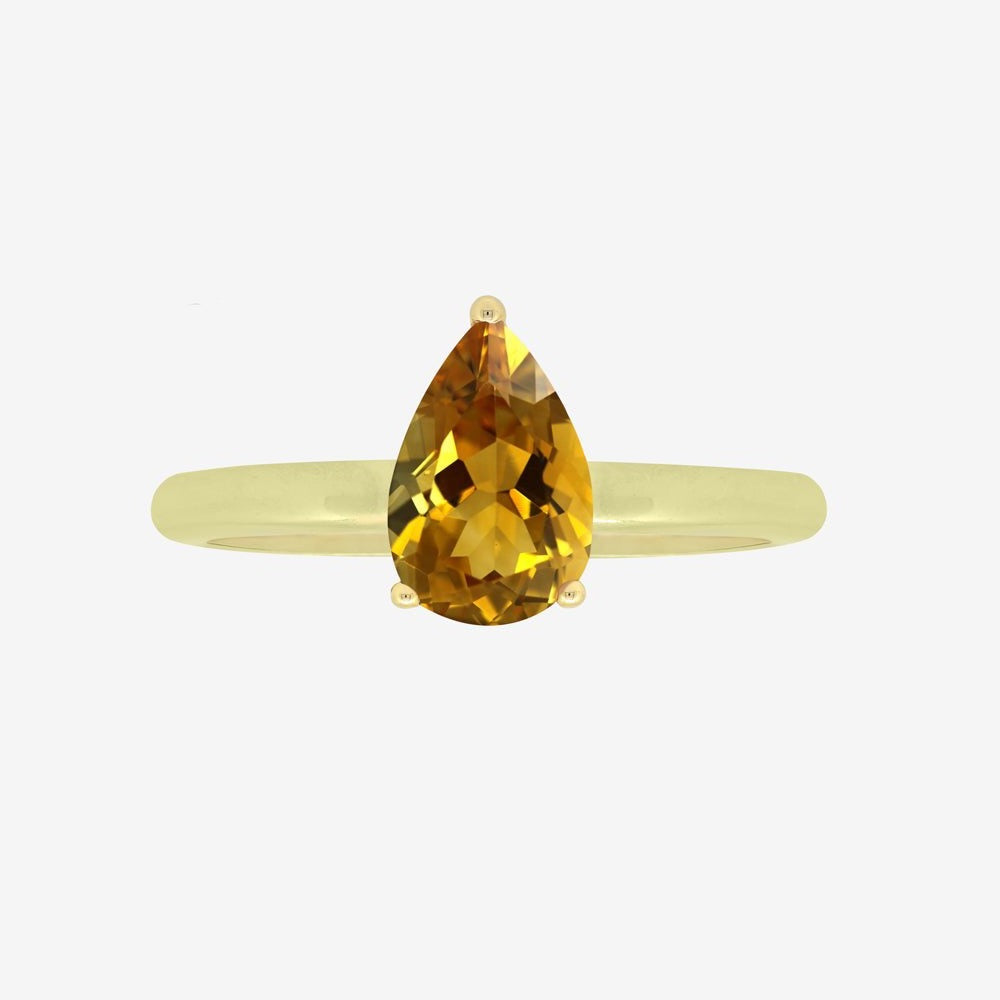 Elza Ring in Citrine - 18k Gold - Ly