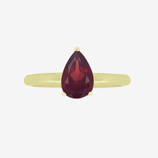 Elza Ring in Garnet - 18k Gold - Ly