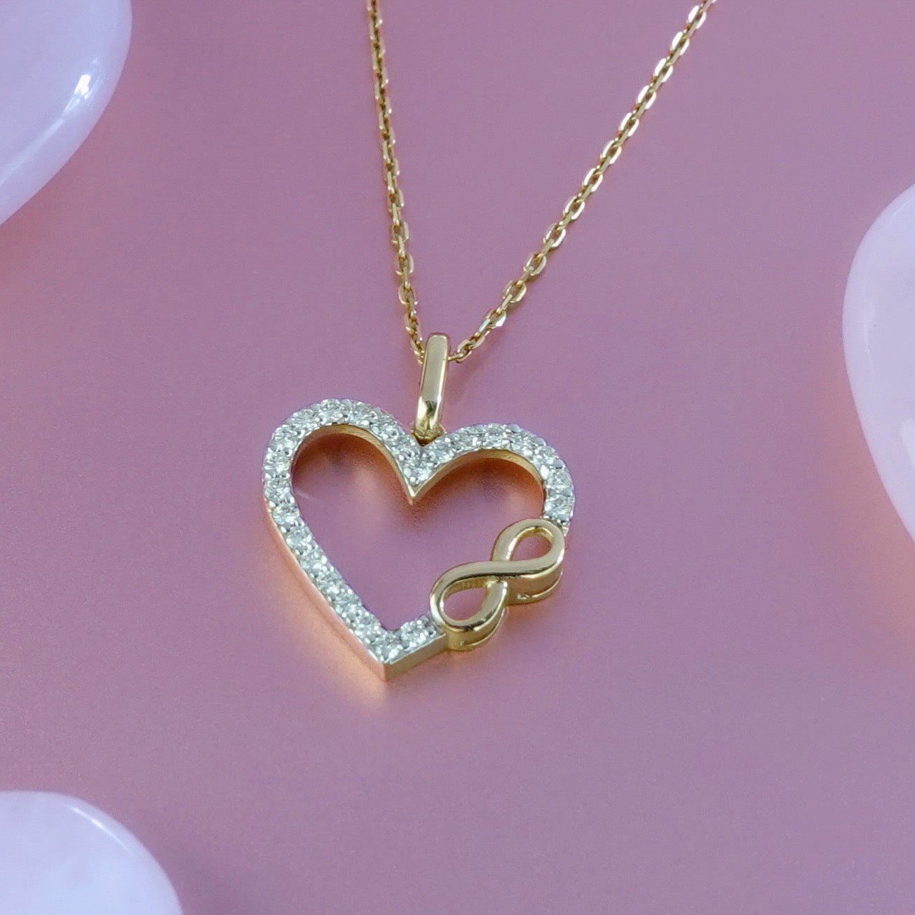 Eternity Diamond Necklace - 18k Gold - Lynor