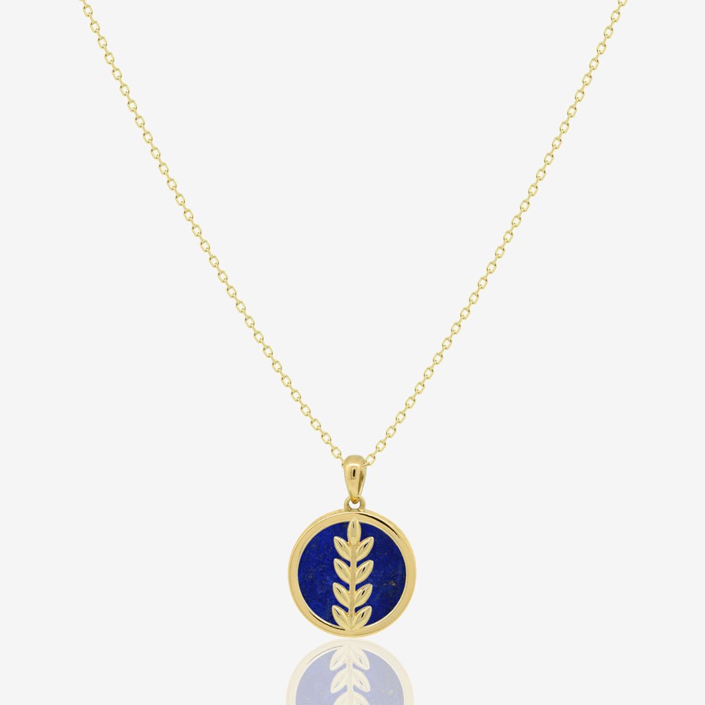 Fortuna Necklace in Lapis Lazuli - 18k Gold - Ly