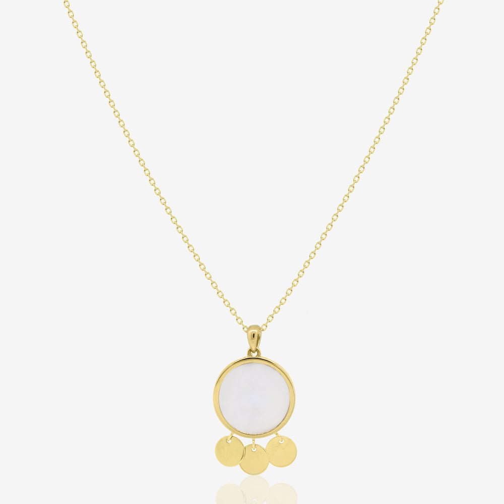 Galera Necklace in Mother of Pearl - 18k Gold - Ly