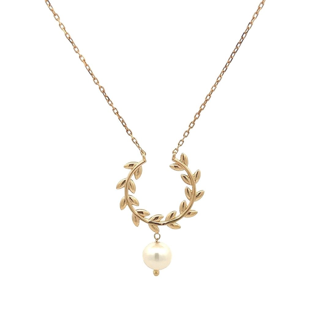 Glory Necklace in Pearl - 18k Gold - Lynor