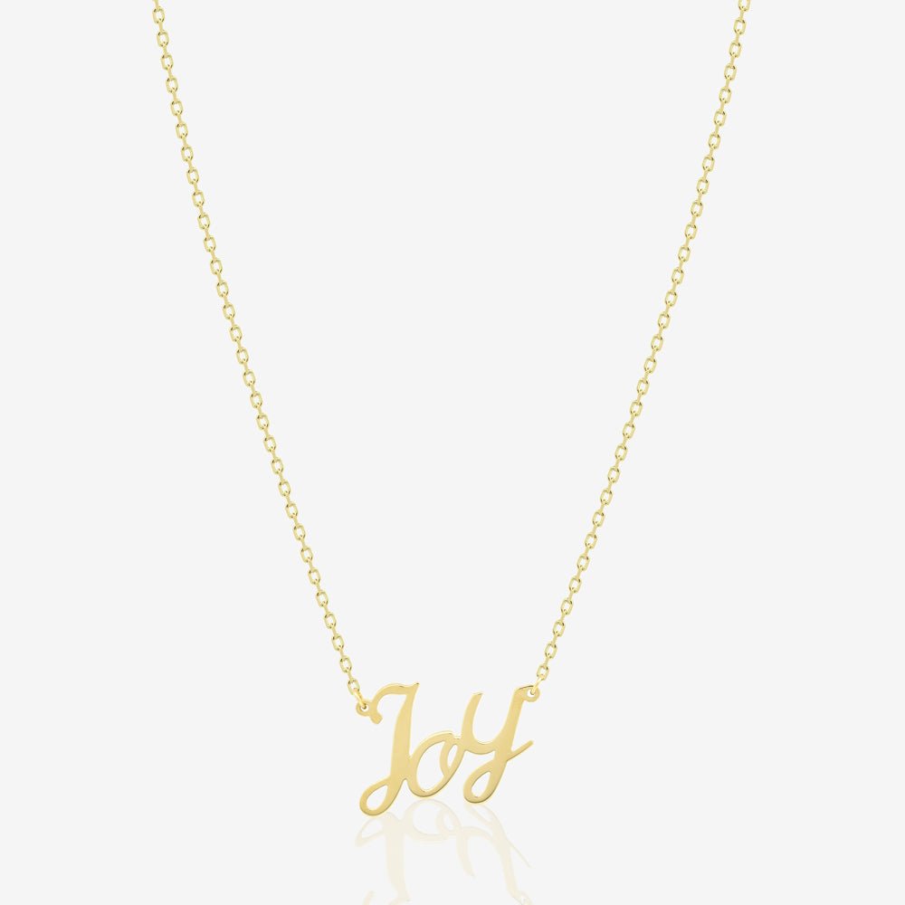 Joy Mantra Necklace - 18k Gold - Ly