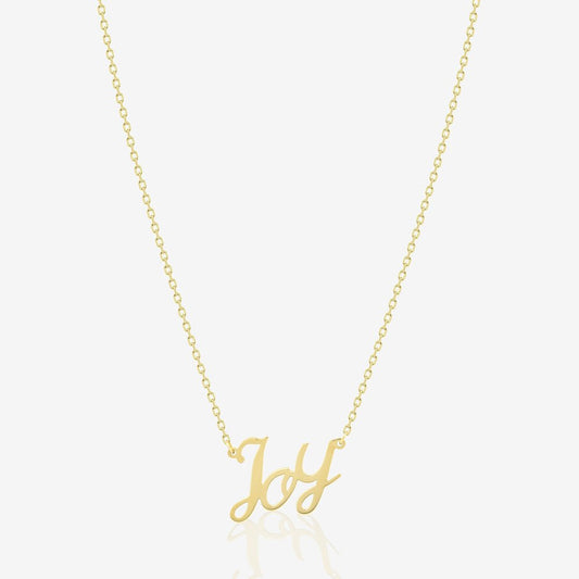 Joy Mantra Necklace - 18k Gold - Ly