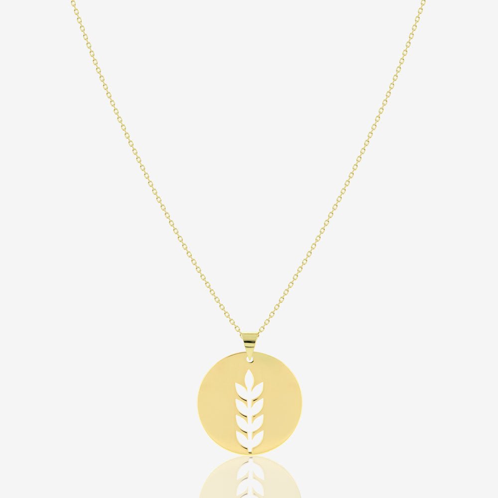 Large Fortuna Coin Necklace - 18k Gold - Ly