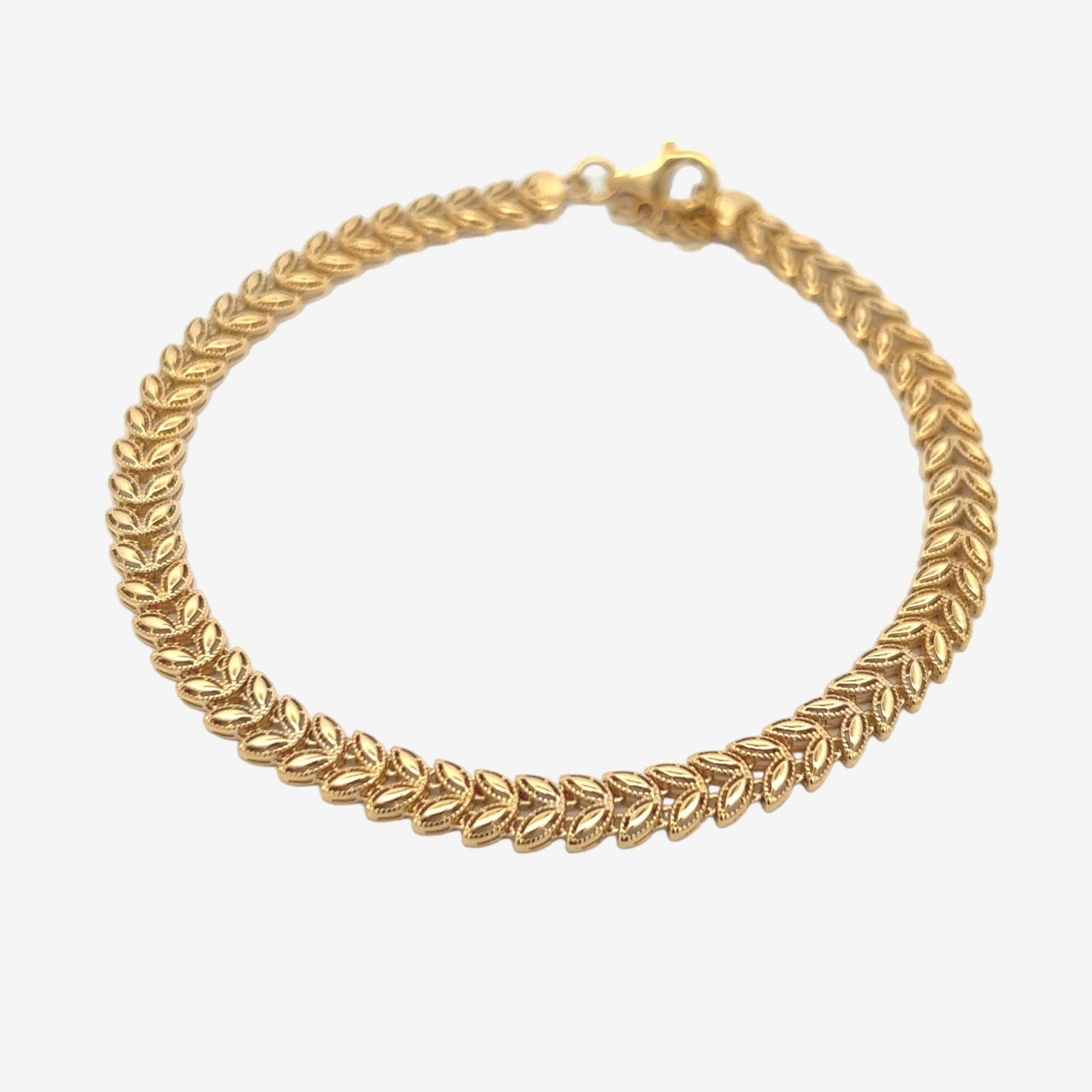Leaves Sequence Bracelet - 18k Gold - Lynor