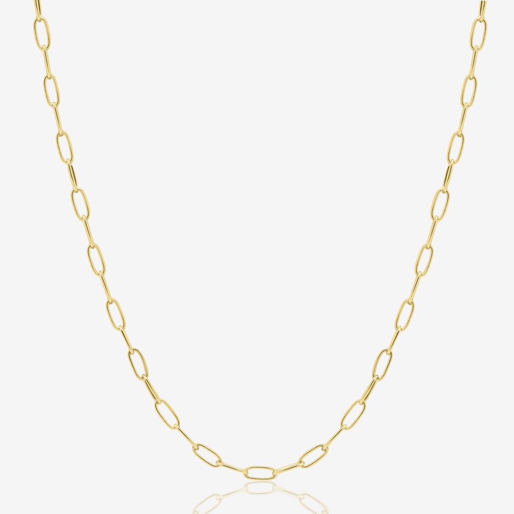 Long Links Necklace - 18k Gold - Ly