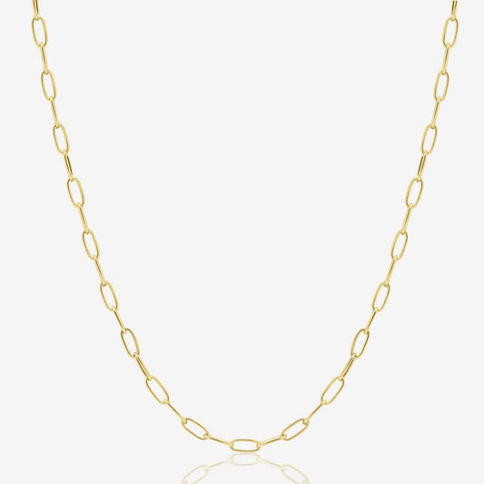 Long Links Necklace - 18k Gold - Ly