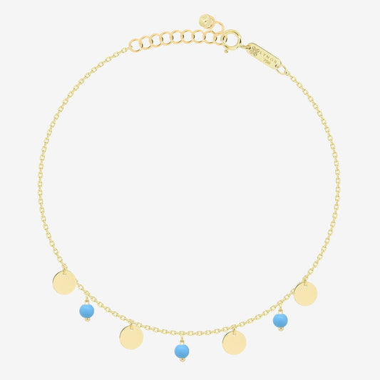 Milia Bracelet in Turquoise - 18k Gold - Ly