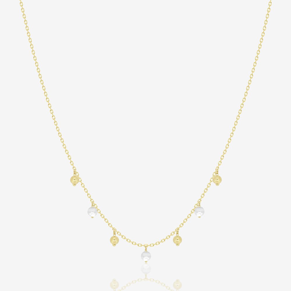 Milia Necklace in Pearl - 18k Gold - Ly