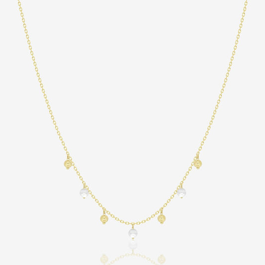 Milia Necklace in Pearl - 18k Gold - Ly