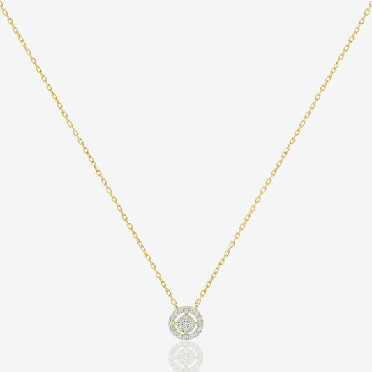 Mini Bianca Necklace in Diamond - 18k Gold - Ly