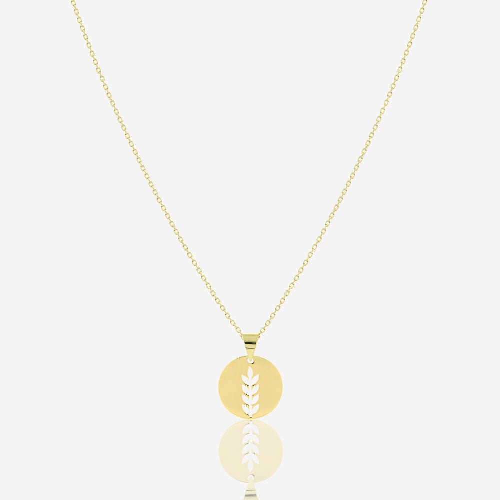 Mini Fortuna Coin Necklace - 18k Gold - Ly