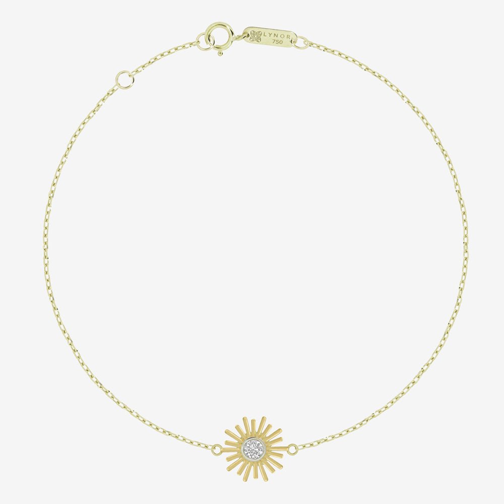 Mini Sunshine Diamond Bracelet - 18k Gold - Ly