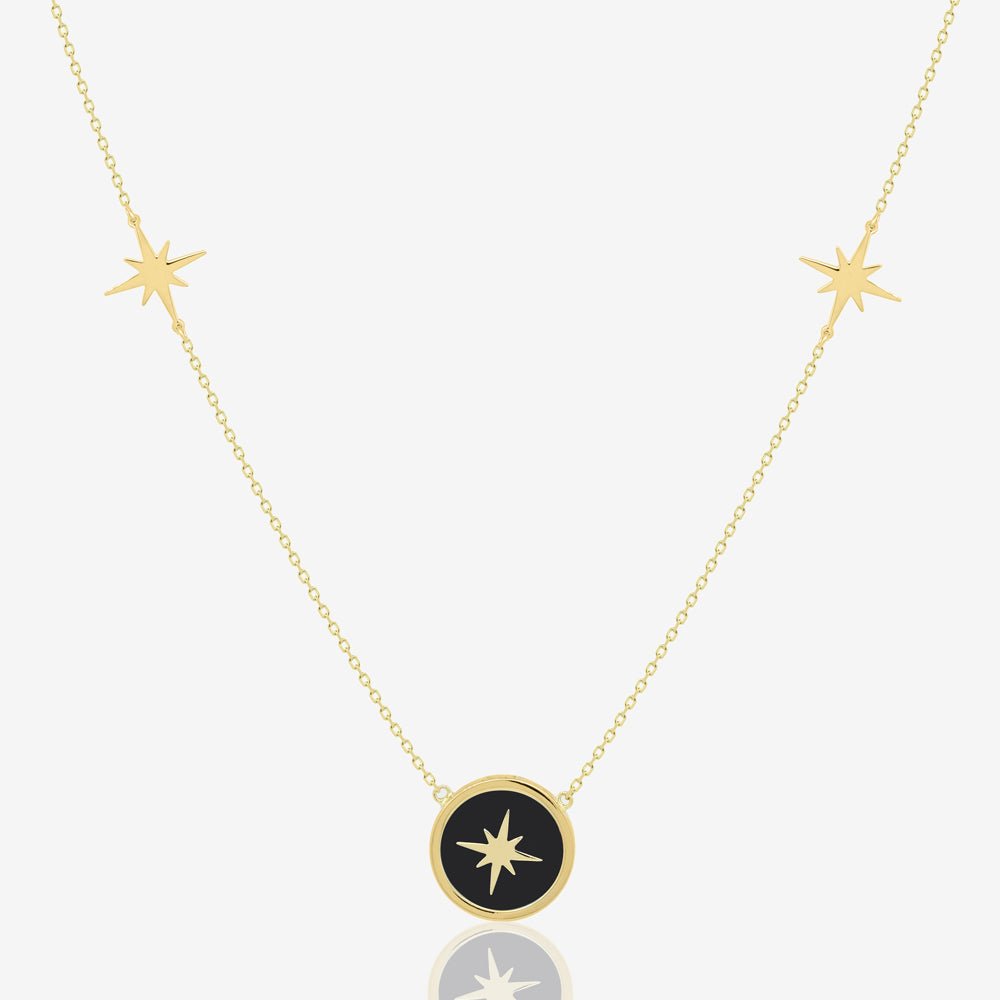 North Star Necklace - 18k Gold - Ly
