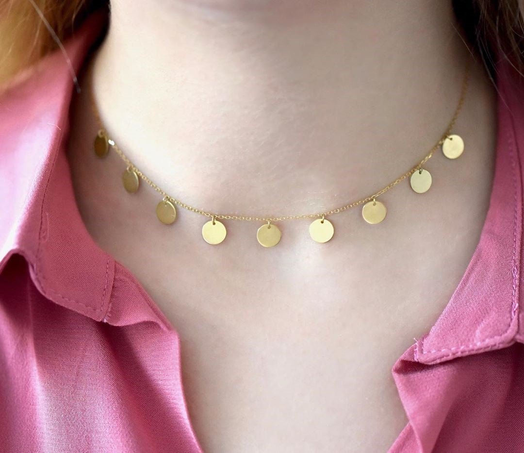 Oria Choker-Necklace - 18k Gold - Ly