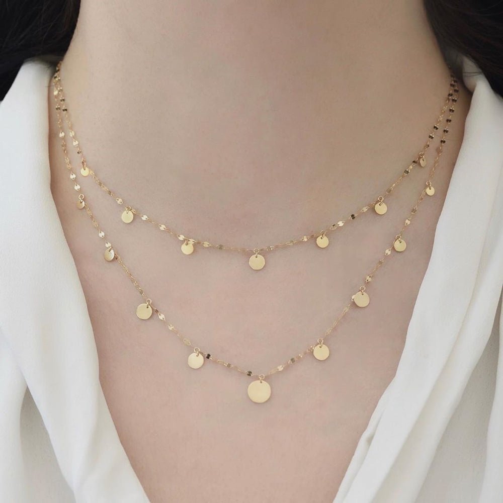 Oria Double Necklace - 18k Gold - Ly