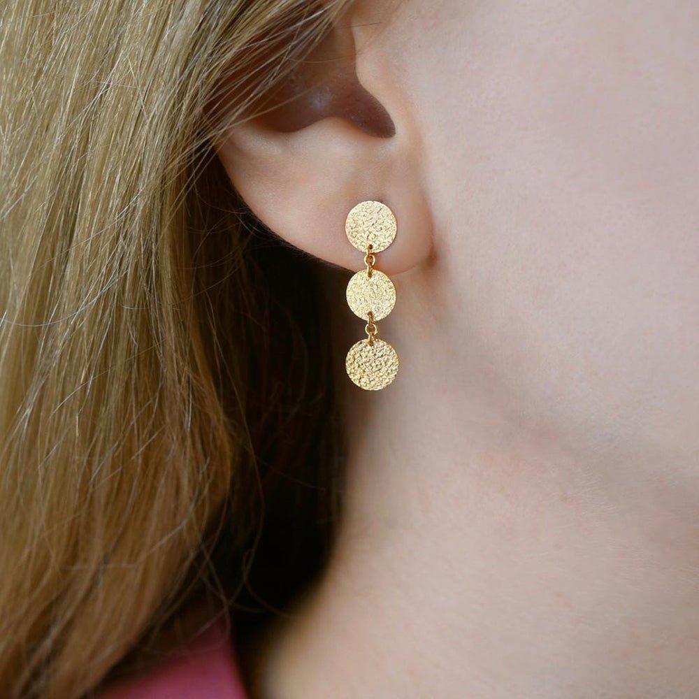 Oriane Drop Earrings - 18k Gold - Ly