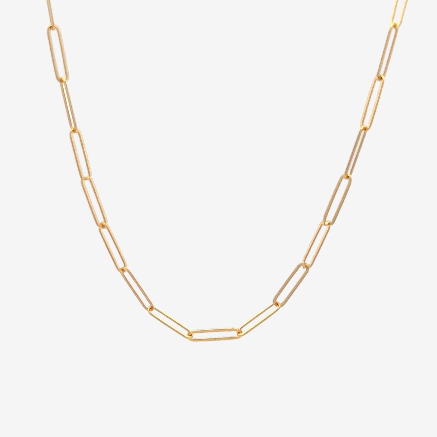 Paperclips Choker Chain - 18k Gold - Lynor