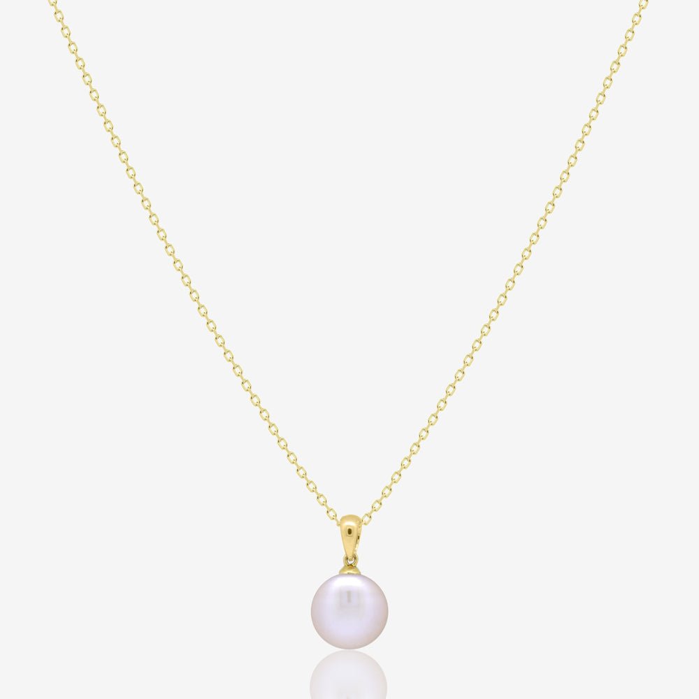 Perla Necklace in Pearl - 18k Gold - Ly