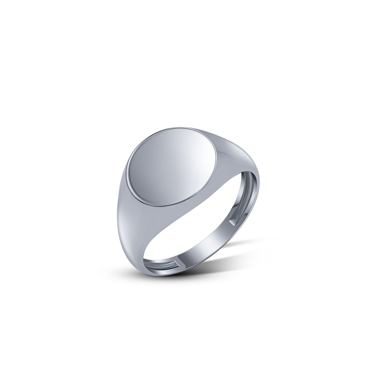Plain Signer Ring - Platinum - 18k Gold - Lynor