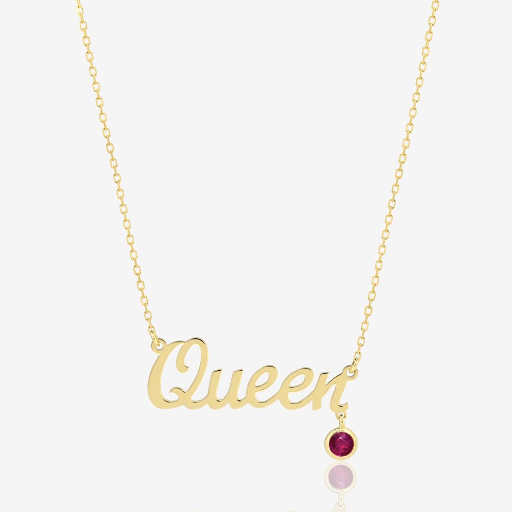 Queen Necklace in Ruby - 18k Gold - Ly