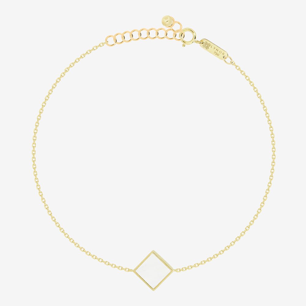 Rhombus Bracelet - 18k Gold - Ly