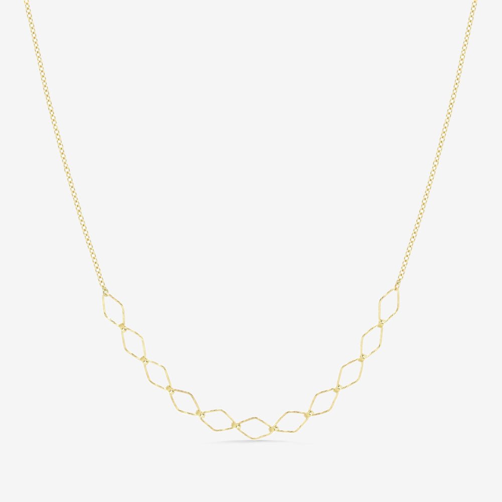 Rhombus Sequence Necklace - 18k Gold - Ly