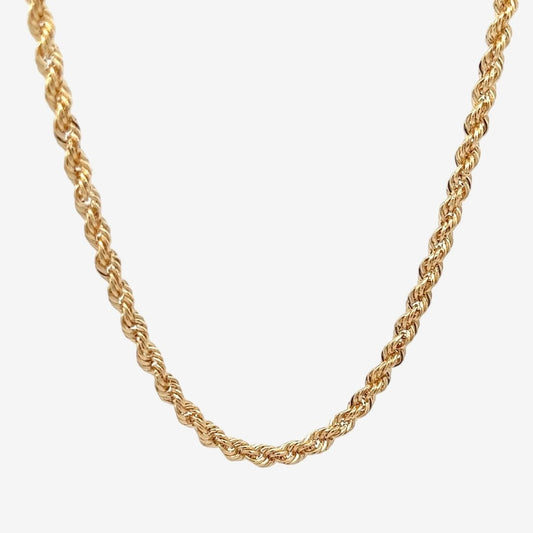 Rope Chain Necklace - 40 cm - 18k Gold - Ly