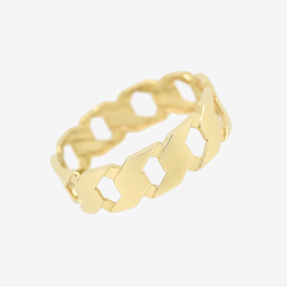 Sequence Ring - 18k Gold - Ly